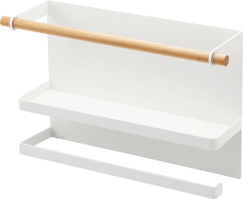 etagere-magnetique-avec-porte-essuie-tout-en-acier-blanc-et-bois-32x9-5x20cm-yamazaki-1