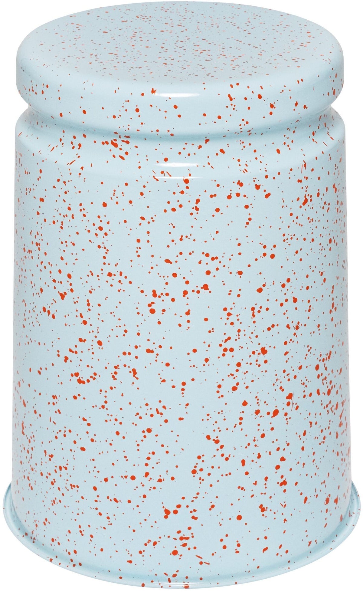 Tabouret en acier bleu tacheté orange rouge Last Stool - Hem — 370462.jpg