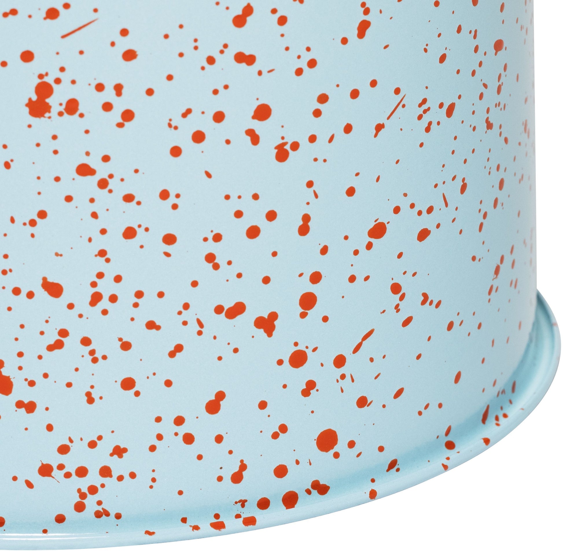 Tabouret en acier bleu tacheté orange rouge Last Stool - Hem — 370464.jpg