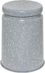 Tabouret en acier gris tacheté vert citron Last Stool - Hem — 370469.jpg