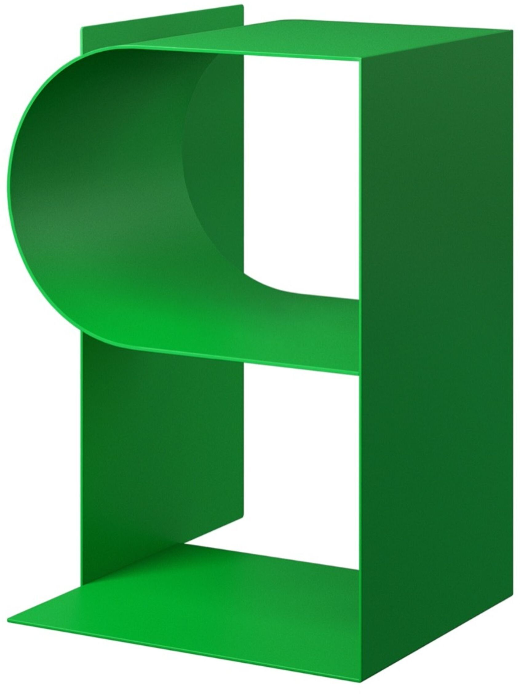 Table d'appoint en acier vert 53x43x37cm Glyph - Hem — 370494.jpg