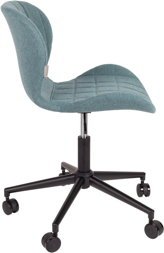 chaise-de-bureau-reglable-en-fer-noir-et-polyester-bleu-76cm-omg-zuiver-3