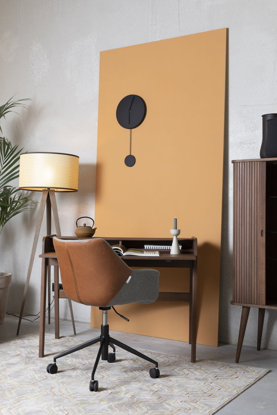 chaise-de-bureau-a-roulettes-en-polyester-gris-et-cuir-marron-79cm-doulton-zuiver-13