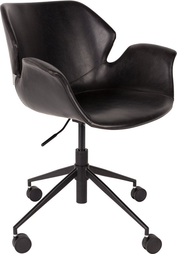 chaise-de-bureau-reglable-en-cuir-noir-77-5cm-nikki-zuiver-1
