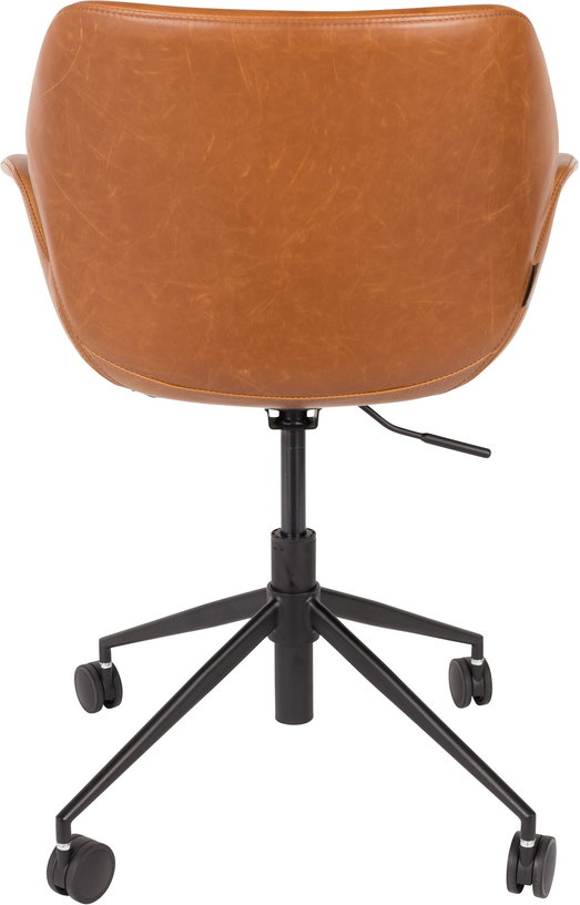 chaise-de-bureau-reglable-en-cuir-marron-77-5cm-nikki-zuiver-5