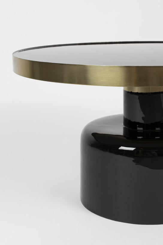 table-basse-ronde-en-enamel-noir-60x35cm-glam-zuiver-2