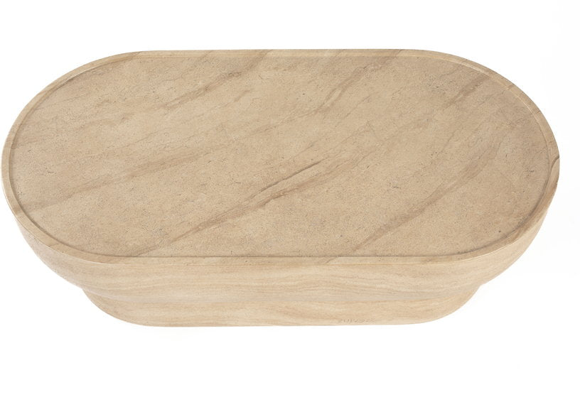 table-basse-ovale-en-beton-effet-travertin-sable-100x35cm-noble-zuiver-2