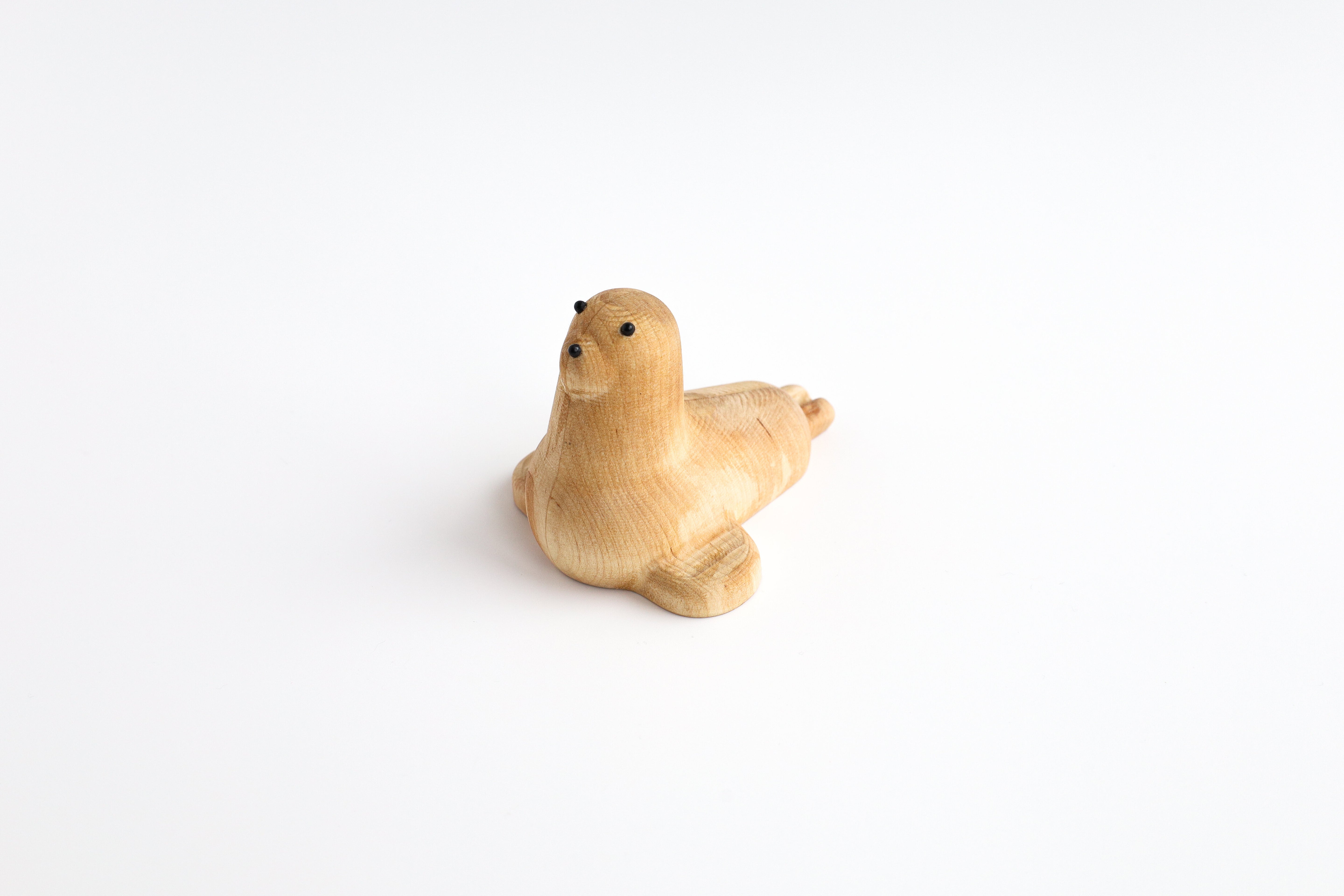 Figurine en bouleau naturel phoque I Piccolini - EMKO — 372271.jpg