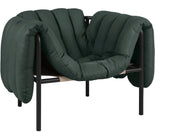 fauteuil-lounge-en-cuir-vert-fonce-et-acier-noir-puffy-hem-1
