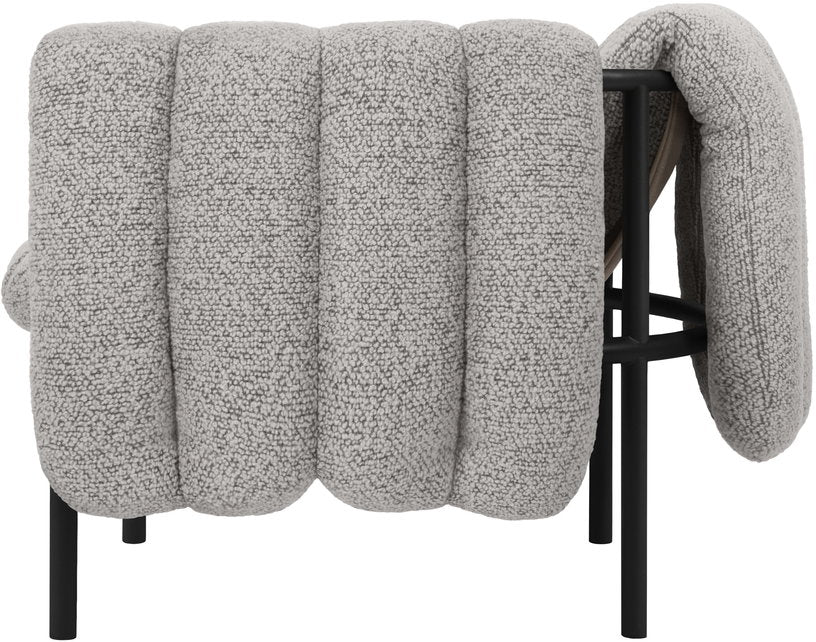fauteuil-lounge-en-laine-grise-et-acier-noir-puffy-hem-3