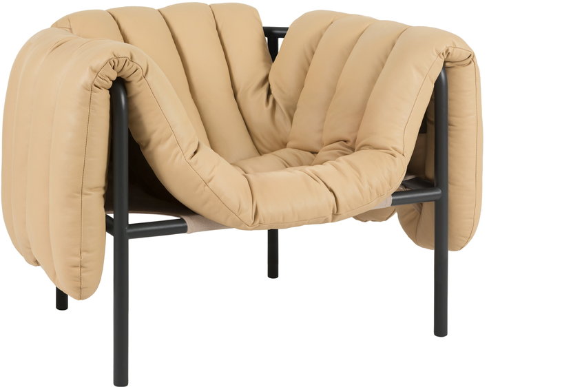 fauteuil-lounge-en-cuir-sable-et-acier-noir-puffy-hem-2