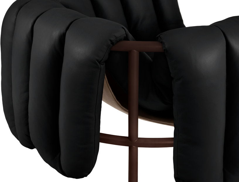 fauteuil-lounge-en-cuir-noir-et-acie-marron-puffy-hem-2