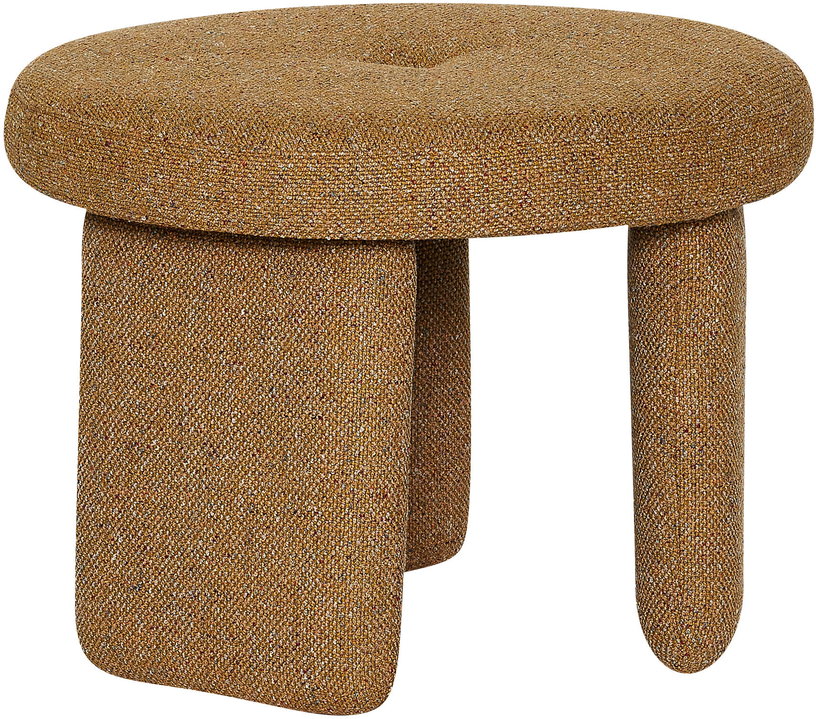 pouf-en-polyester-ocre-54xh41cm-rocco-hubsch-1