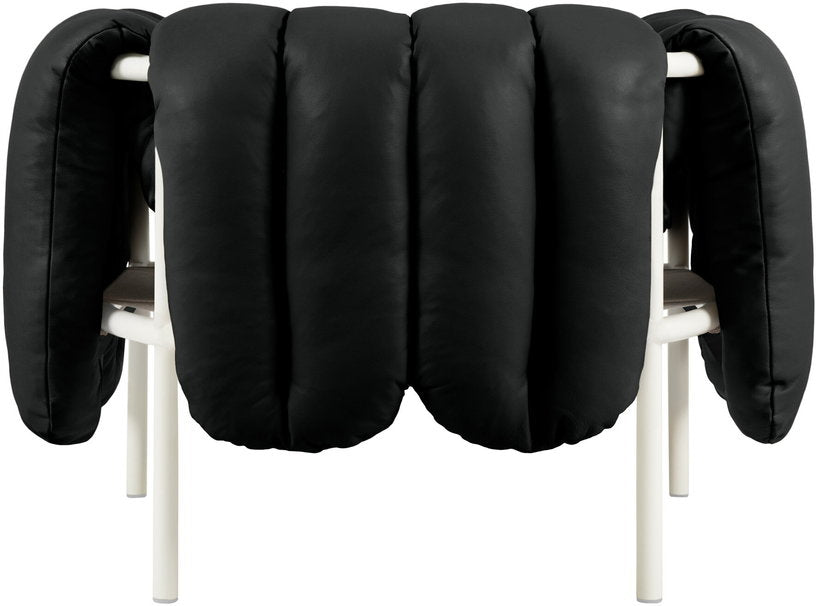 fauteuil-lounge-en-cuir-noir-et-acier-creme-puffy-hem-3