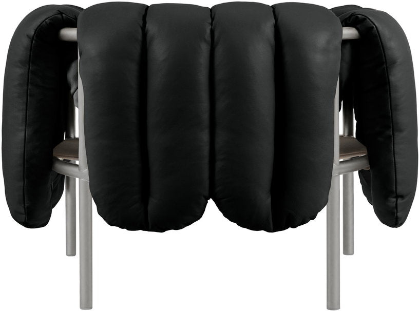 fauteuil-lounge-en-cuir-noir-et-acier-puffy-hem-2