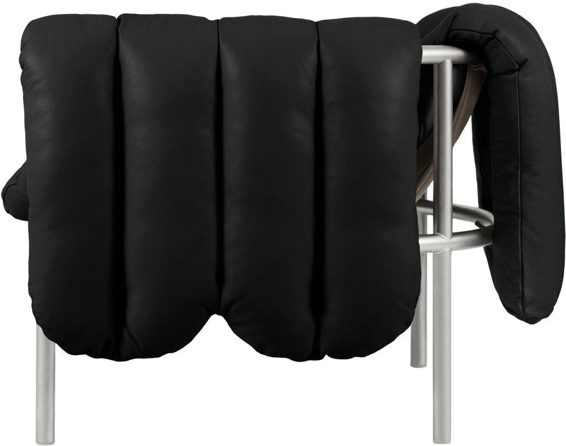 fauteuil-lounge-en-cuir-noir-et-acier-puffy-hem-3