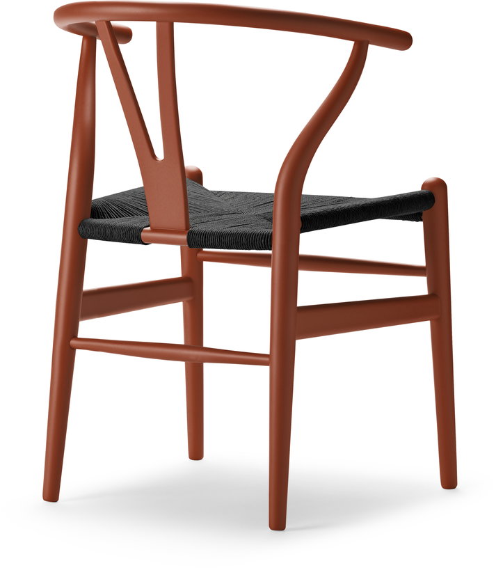 chaise-en-hetre-soft-terracotta-et-assise-tissee-noire-76cm-ch24-carl-hansen-son-2