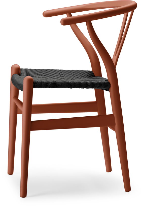 chaise-en-hetre-soft-terracotta-et-assise-tissee-noire-76cm-ch24-carl-hansen-son-3
