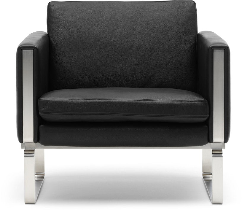 fauteuil-en-cuir-thor-301-et-structure-en-acier-inoxydable-78cm-ch101-carl-hansen-son-1