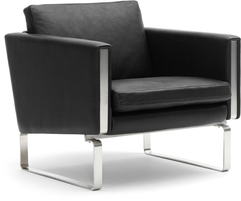 fauteuil-en-cuir-thor-301-et-structure-en-acier-inoxydable-78cm-ch101-carl-hansen-son-2