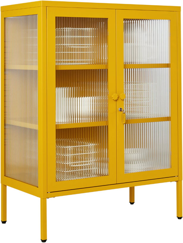 cabinet-en-acier-jaune-moutarde-et-verre-cannele-74x40x100cm-the-mixer-mustard-made-3