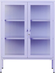 cabinet-en-acier-lilas-et-verre-cannele-74x40x100cm-the-mixer-mustard-made-1