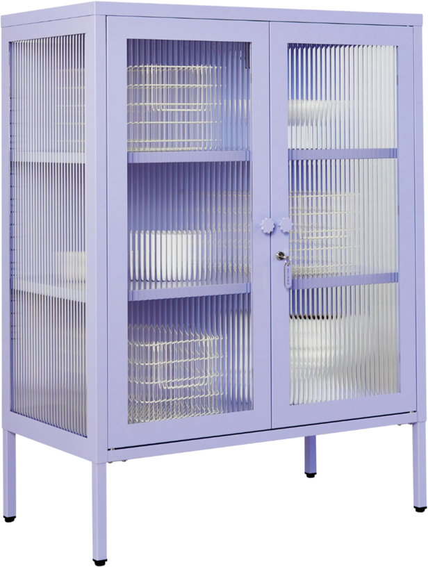 cabinet-en-acier-lilas-et-verre-cannele-74x40x100cm-the-mixer-mustard-made-3