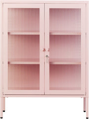 cabinet-en-acier-rose-blush-et-verre-cannele-74x40x100cm-the-mixer-mustard-made-1