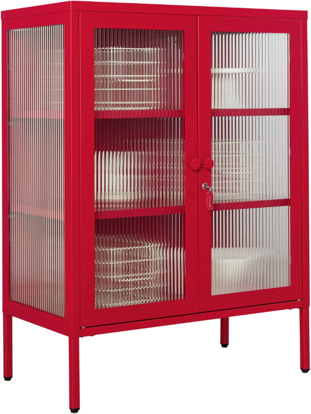 cabinet-en-acier-rouge-coquelicot-et-verre-cannele-74x40x100cm-the-mixer-mustard-made-3