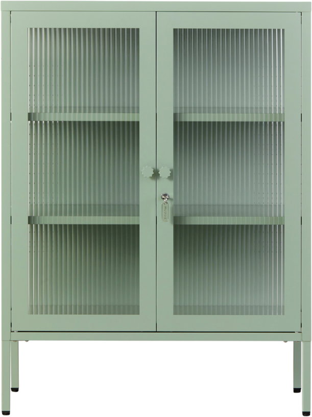 cabinet-en-acier-vert-sauge-et-verre-cannele-74x40x100cm-the-mixer-mustard-made-1