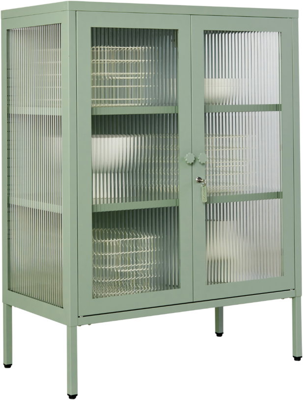 cabinet-en-acier-vert-sauge-et-verre-cannele-74x40x100cm-the-mixer-mustard-made-3