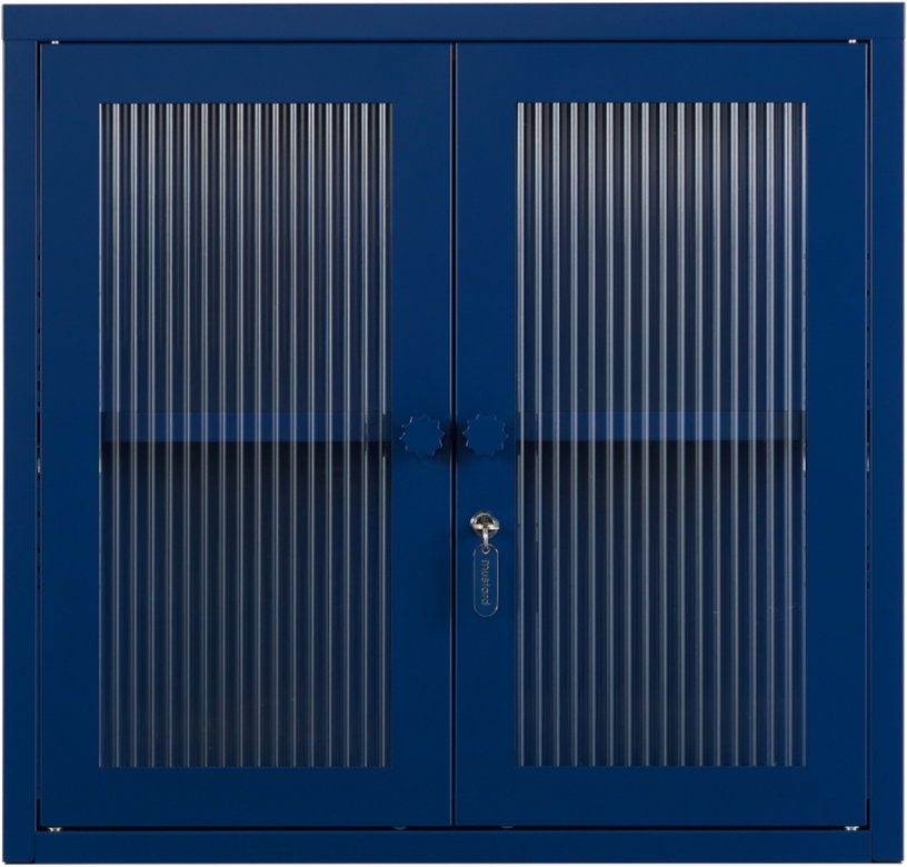 armoire-murale-en-acier-bleu-marine-et-verre-cannele-60x18x57cm-the-kit-mustard-made-1