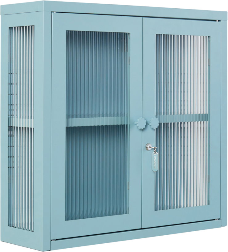 armoire-murale-en-acier-bleu-ocean-et-verre-cannele-60x18x57cm-the-kit-mustard-made-4