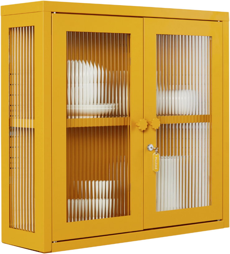 armoire-murale-en-acier-jaune-moutarde-et-verre-cannele-60x18x57cm-the-kit-mustard-made-3