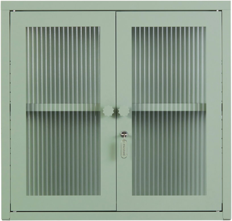 armoire-murale-en-acier-vert-sauge-et-verre-cannele-60x18x57cm-the-kit-mustard-made-1