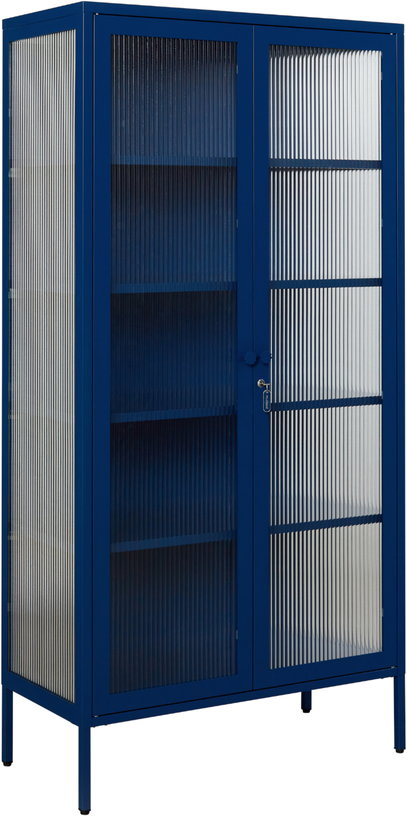 vaisselier-en-acier-bleu-marine-et-verre-cannele-85x40x170cm-the-collector-mustard-made-4