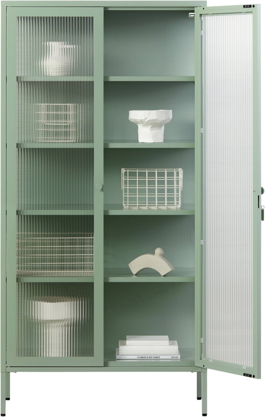 vaisselier-en-acier-vert-sauge-et-verre-cannele-85x40x170cm-the-collector-mustard-made-2