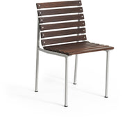 Traverse Sedia in frassino oliato e alluminio 80x47x52cm - Hay