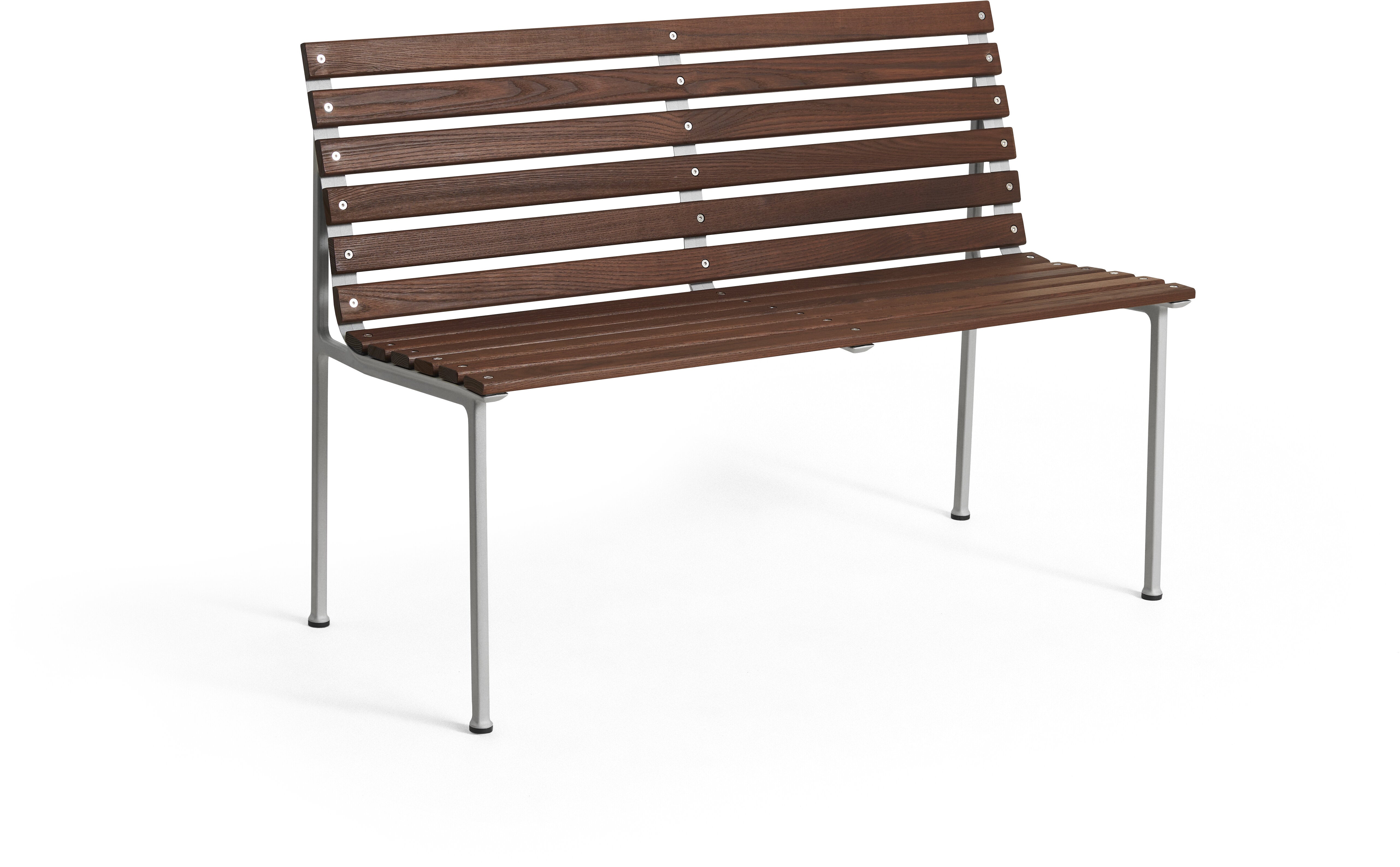Traverse Banco en fresno aceitado y aluminio 114x52x80cm - Hay
