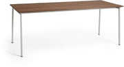Table à manger en frêne huilé et aluminium 190x83x74cm Traverse - Hay