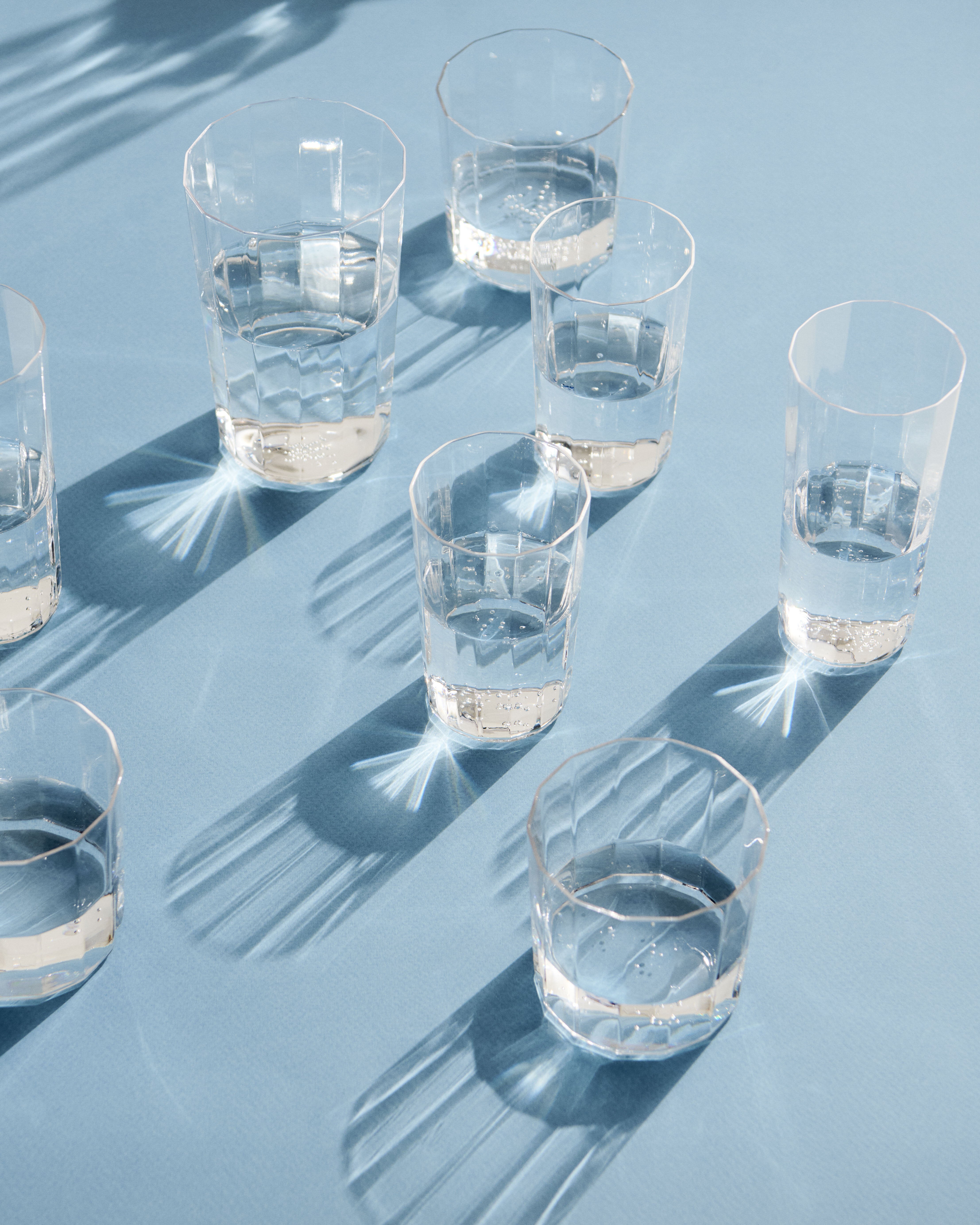 Verre transparent 8x13cm Angle - Hay — 376063.jpg