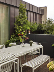 Table à manger d'extérieur en métal crème 170x90cm Palissade - HAY — 376275.jpg