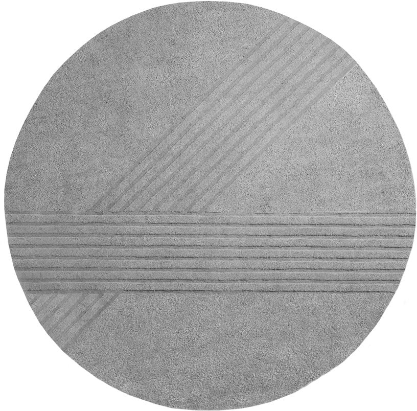 tapis-en-laine-et-coton-gris-rond-250cm-kyoto-woud-1