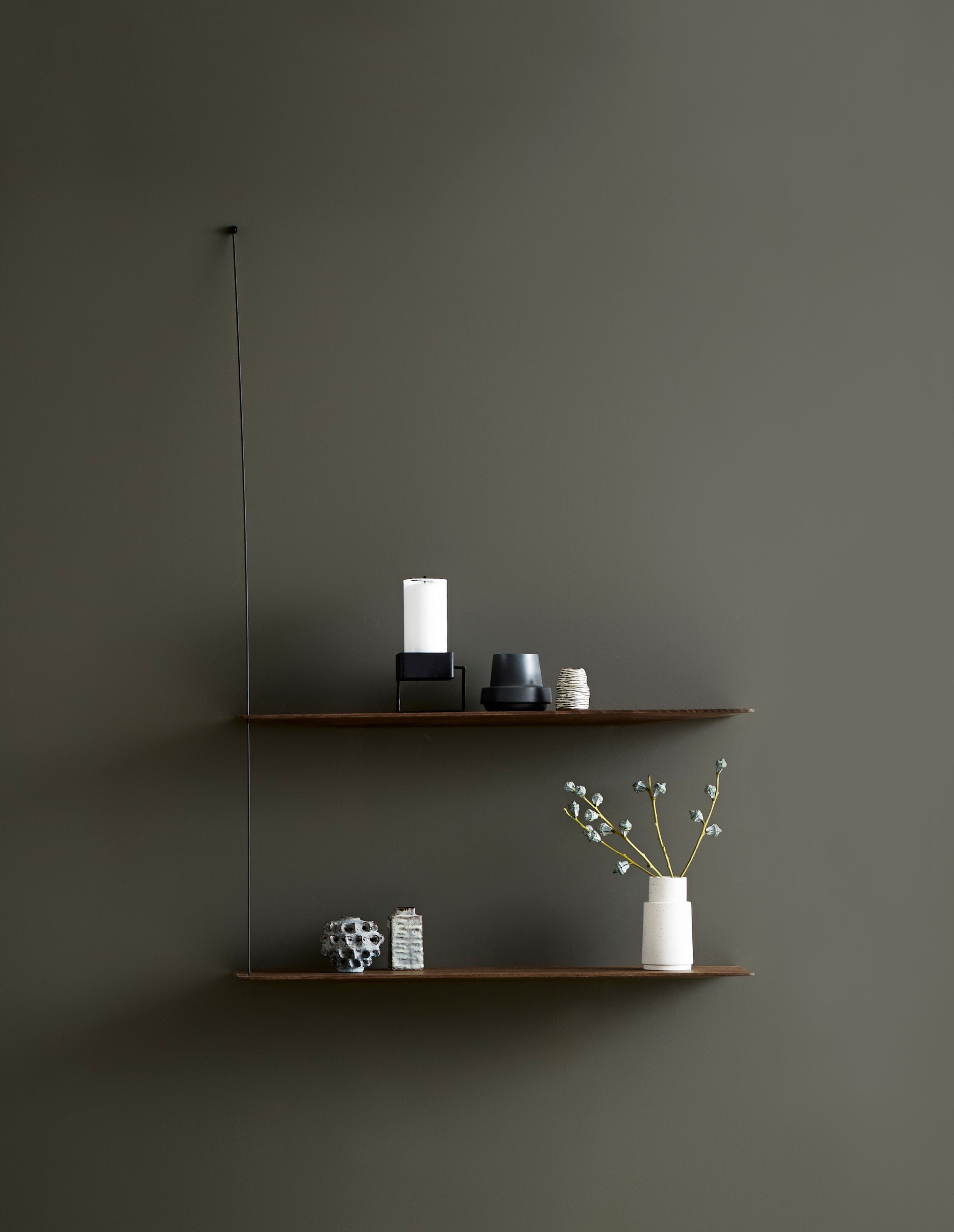 Etagère d'appoint en chênenoyer 80cm Stedge - Woud — 377069.jpg