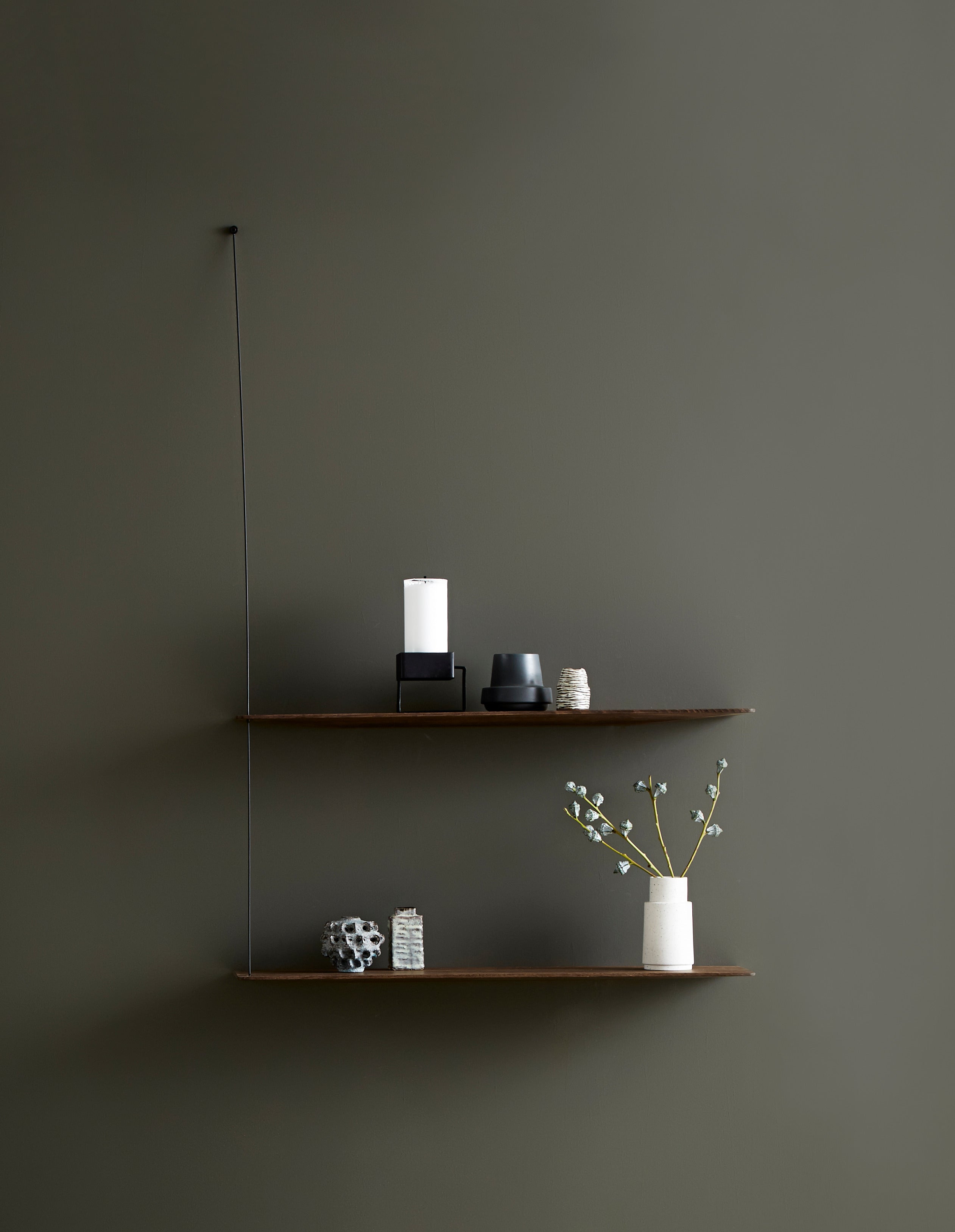 Etagère d'appoint en chênenoyer 80cm Stedge - Woud — 377069.jpg