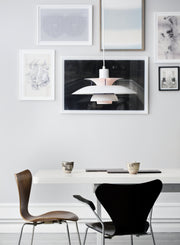 Suspension en aluminium laqué blanc 50x26,7cm PH 5 - Louis Poulsen — 377723.jpg