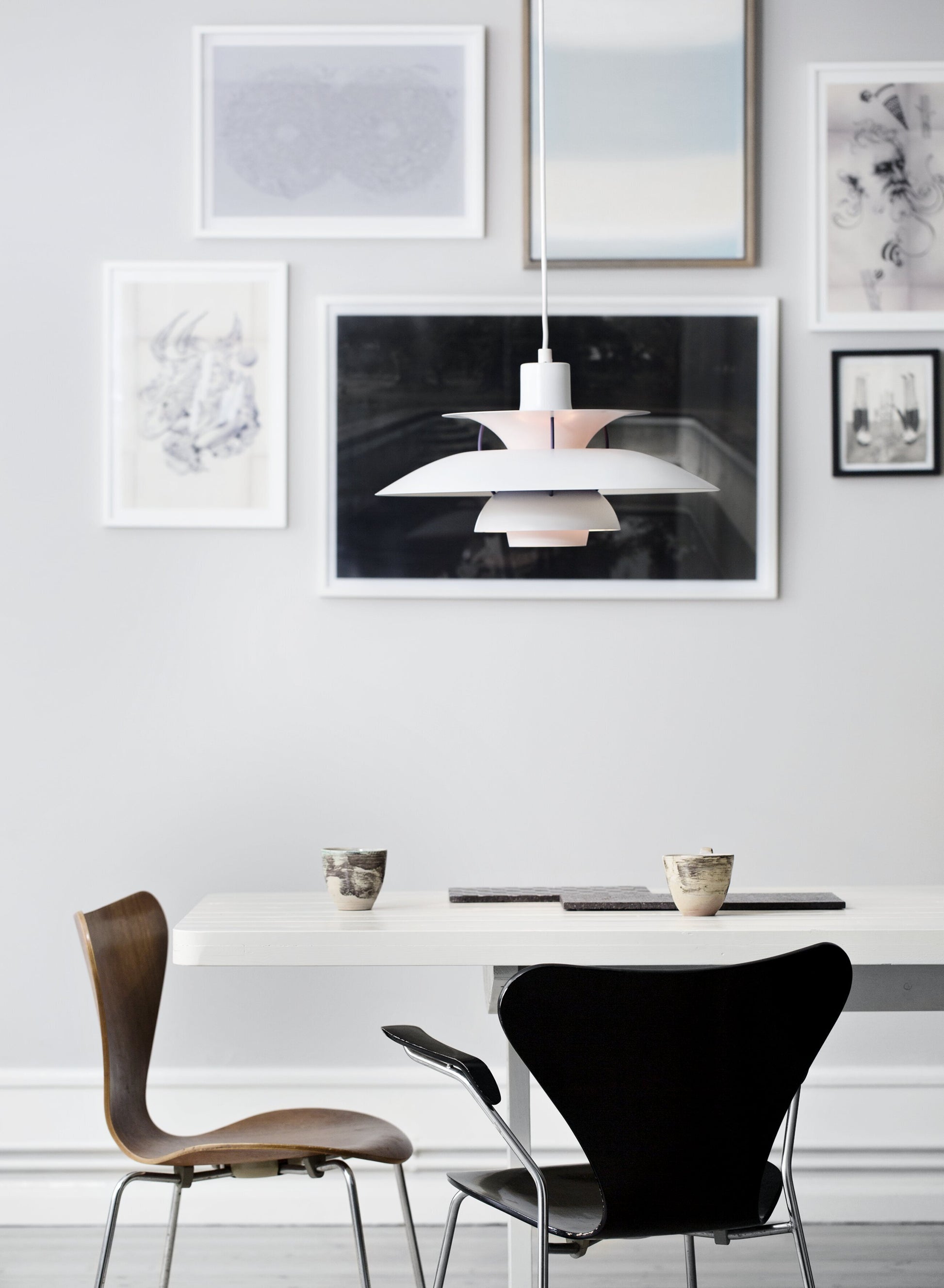 Suspension en aluminium laqué blanc 50x26,7cm PH 5 - Louis Poulsen — 377723.jpg