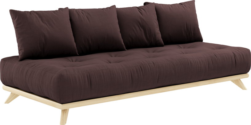 canape-2-places-en-pin-et-matelas-marron-200x90cm-senza-karup-design-1
