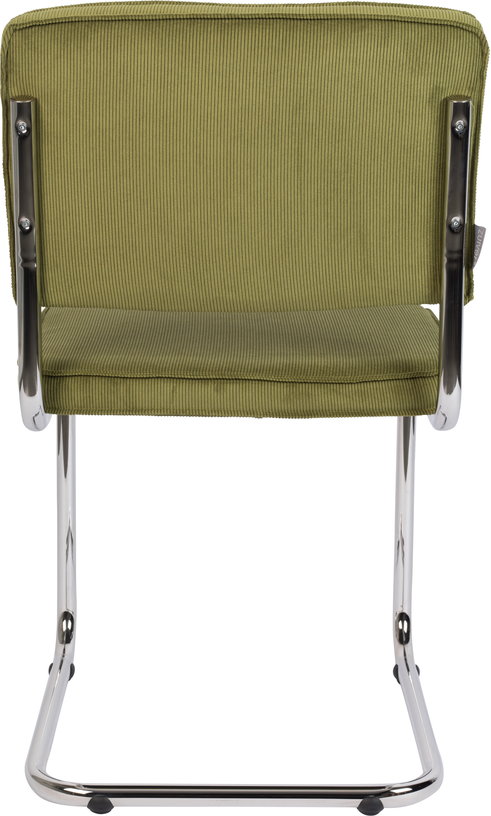 chaise-en-tissu-cotele-vert-et-acier-chrome-ridge-rib-zuiver-3