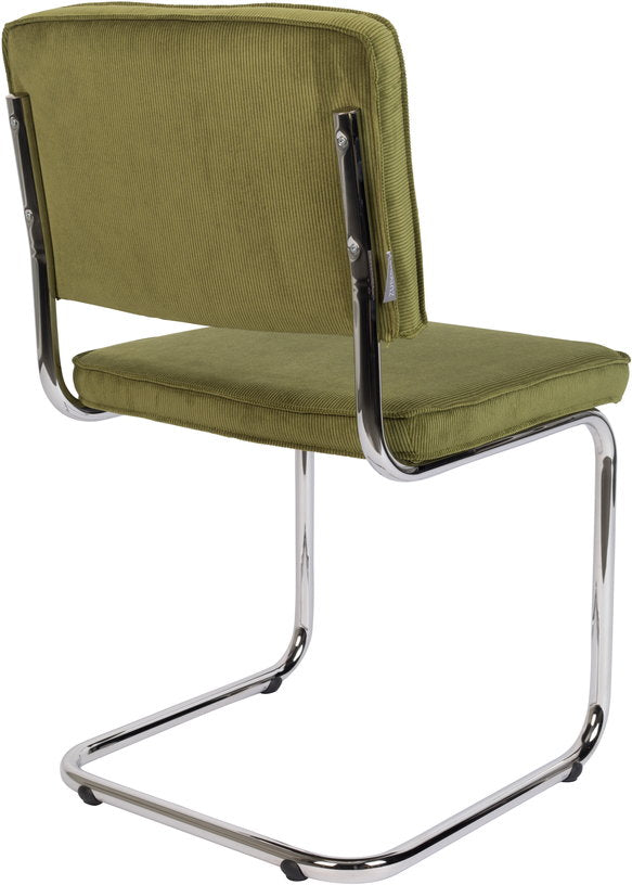 chaise-en-tissu-cotele-vert-et-acier-chrome-ridge-rib-zuiver-6